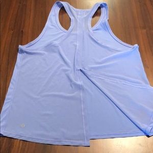 lululemon athletica Tops - Periwinkle tank with open lower back lululemon athletica Tops - Periwinkle tank with open lower back